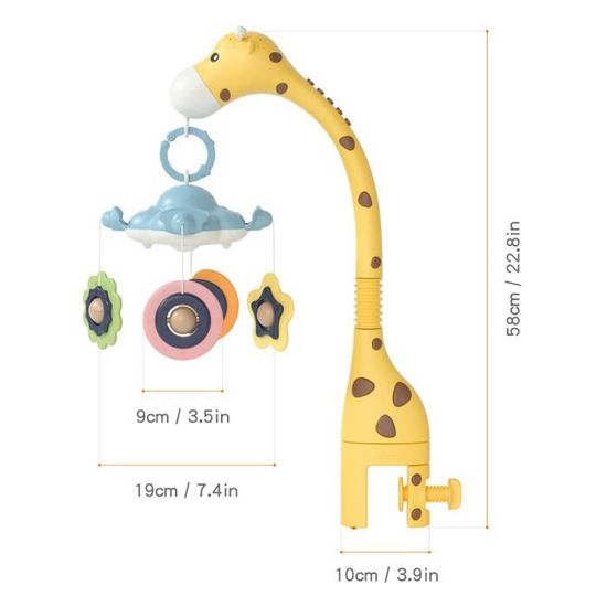 Girafe Mobile Bebe Projection Mobile Musical Mobile Jungle De Projecteur Tournant Cdiscount Puericulture Eveil Bebe