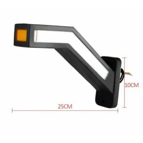 Kit 30 Feux De Gabarit LED 12/24V - Rouge, Jaune, Blanc, étanches IP65, Pour Camions, Remorques, Caravanes