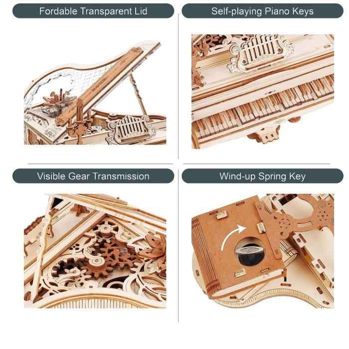 RoWood Puzzle 3D En Bois Calendrier Perpétuel Entraînement Par Engr Bricolage Maquette En Bois A Construire Pour Adulte Amz RoWood Puzzle 3D En Bois Calendrier Perpétuel Entraînement Par Engr Bricolage Maquette En Bois A Construire Pour Adulte Amz