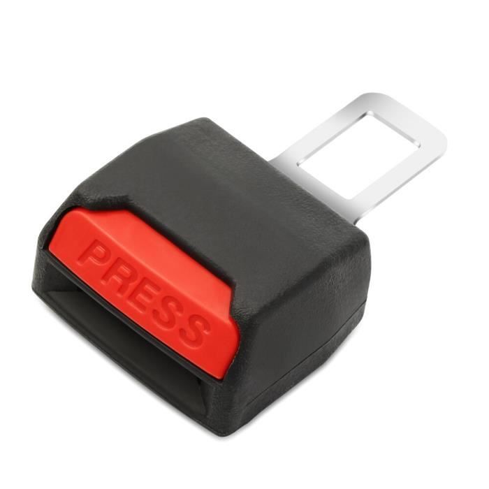ProPlip Clip bouton en plastique noir bouchon d'arrêt pour ceinture de  sécurité de voiture - Cdiscount Auto