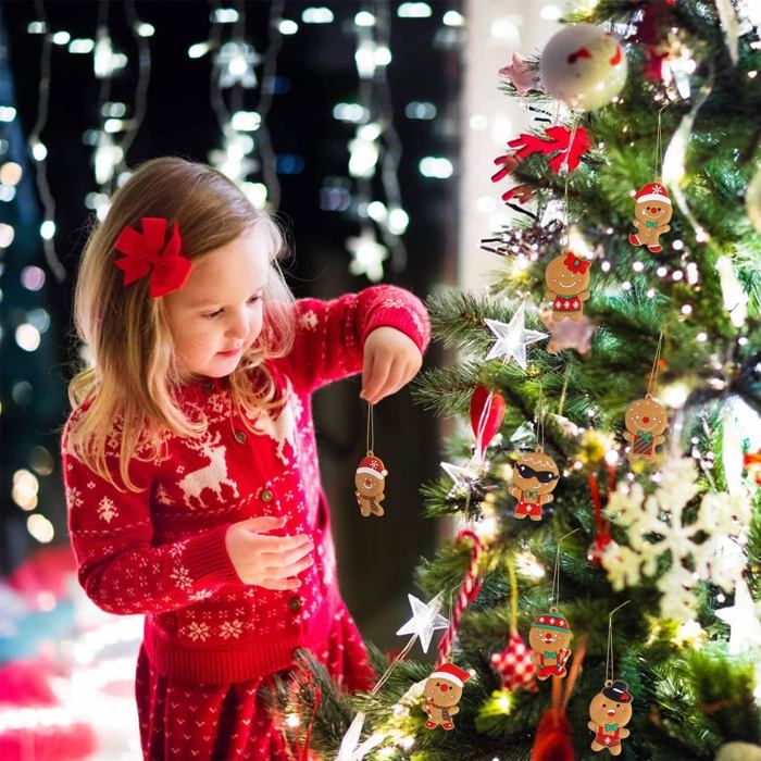Petite fille pain d'épices – Figurine résine pour Noël