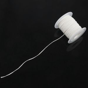 Ologymart Mèche plate en coton de 1,27 cm pour lampes à huile et lanternes 4,5 m de long – Matériaux de pièces mécaniques – 1 mèche plate en coton pour lampe à huile