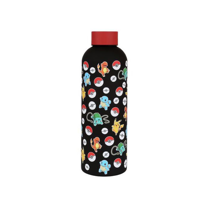 Gourde Pokemon Isotherme Gourde Enfant Pokémon En Acier Inoxydable 500 Ml - Soft Touch, Sans BPA