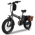 Vélo électrique TODIMART GW20 - Fatbike électrique - 750W - 48V 15Ah - 50-110 km - CST 20*4.0-0