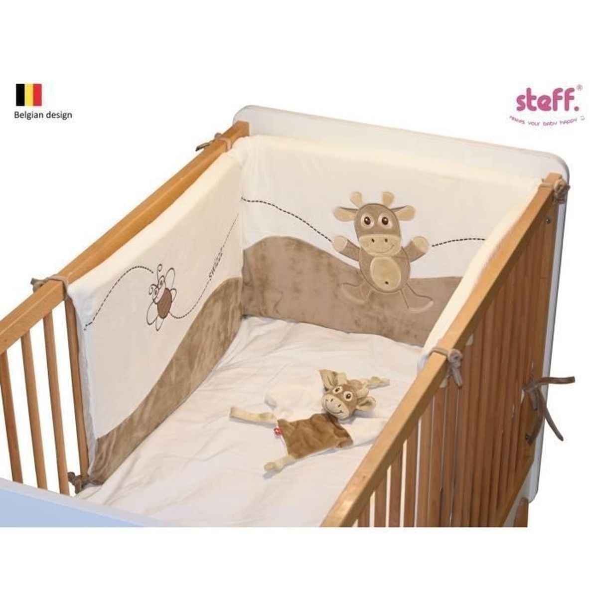 Steff Swissy Tour De Lit 190x40 Cm Pour Lit 60x1 Cm Et 70x140 Cm Cdiscount Puericulture Eveil Bebe