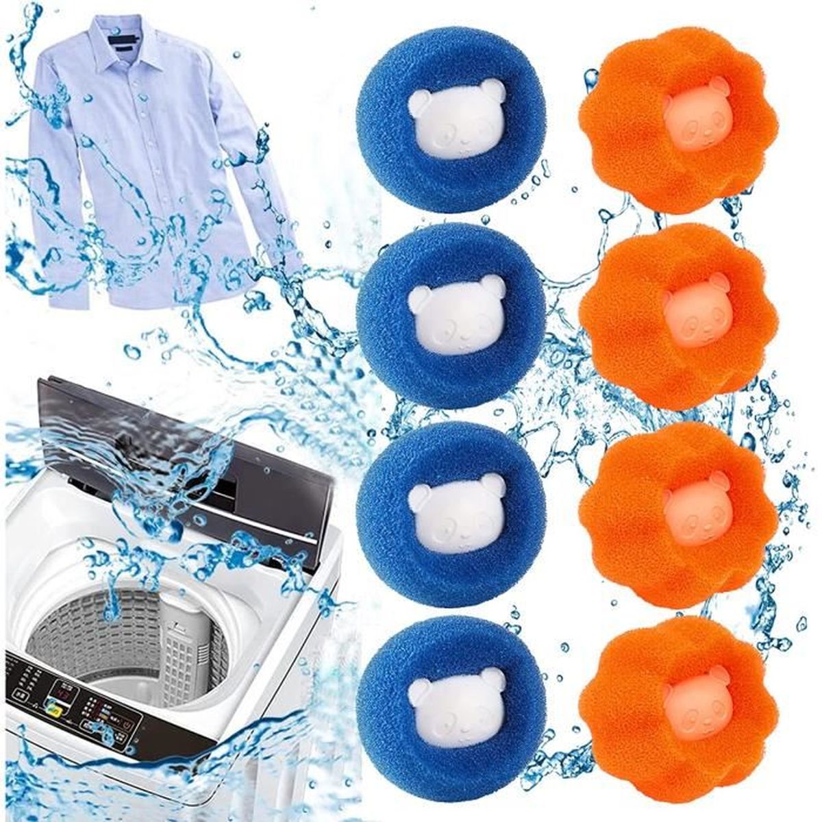 Attrape Poils Machine A Laver 8 Boule Anti Poils Enleve Poil Animaux Reutilisable Ramasse Poil Machine A Laver Pour Poils D Animaux Cdiscount Attrape Poils Machine A Laver 8 Boule Anti Poils Enleve Poil Animaux Reutilisable Ramasse Poil Machine A Laver Pour Poils D Animaux Cdiscount