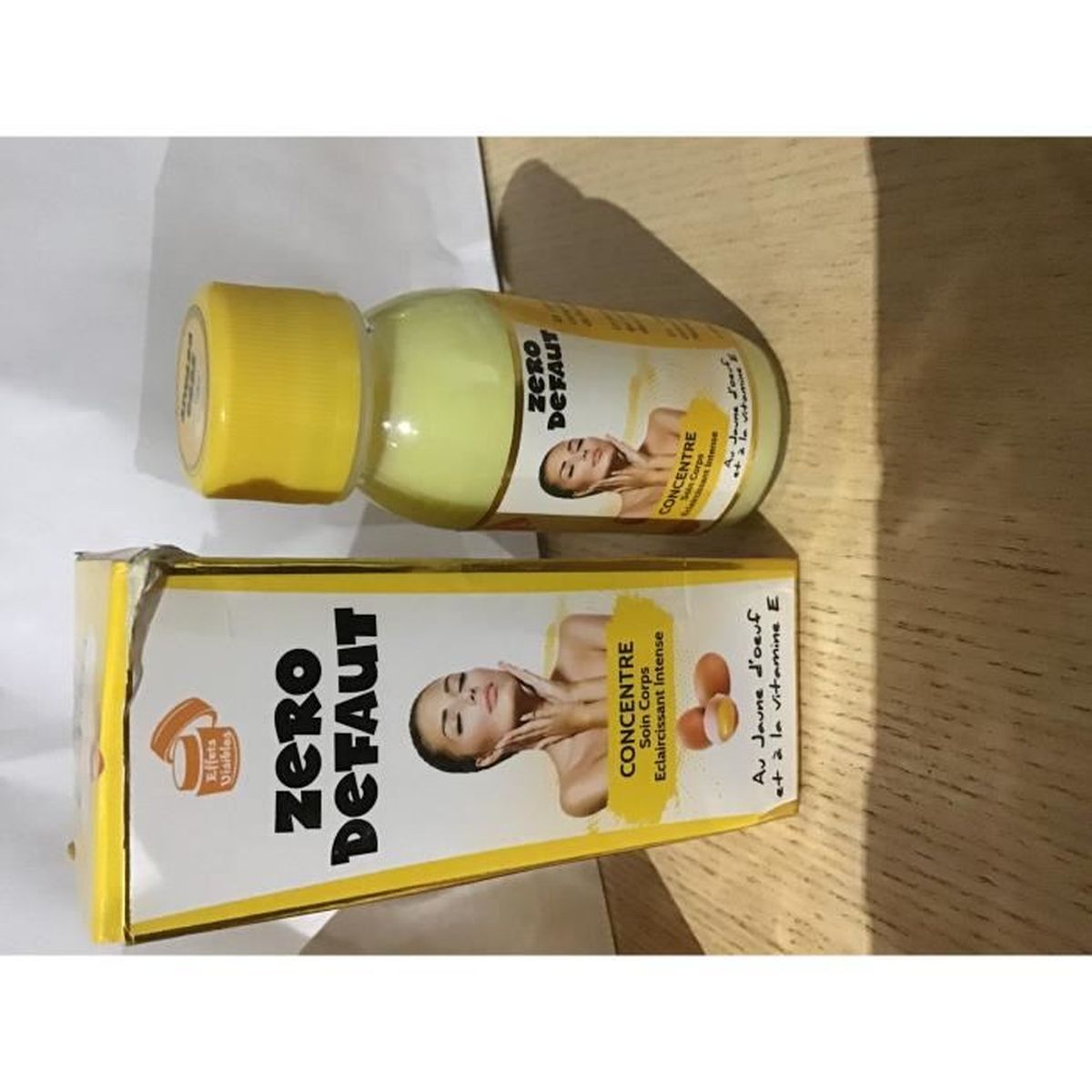 Zéro defaut Sérum éclaircissante concentré au jaune oeuf et vitamine e