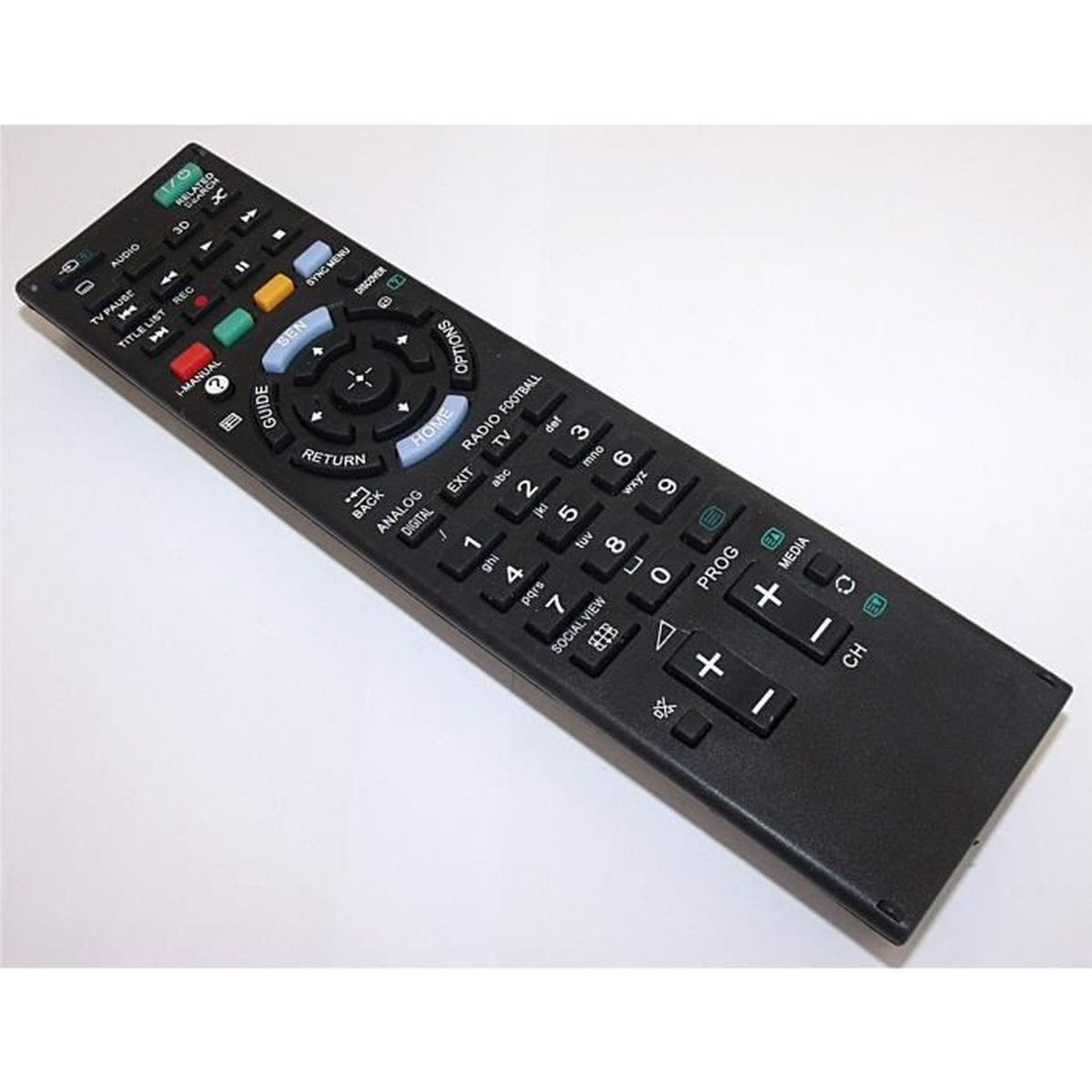 utile et Durable Remplacement pour Sony TV RM-ED050 RM-ED052 RM-ED053 RM-ED060 Li-ly Télécommande 