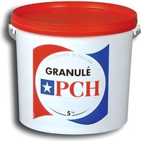 PCH Granulé sans stabilisant - Seau de 5 kg - Chlore - Produits d'entretien - Marque PCH