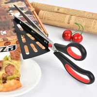 Rouge - Ciseaux Coupe-pizza Multifonctions En Acier Inoxydable, Ciseaux De Cuisine, Outils Pour Pizza