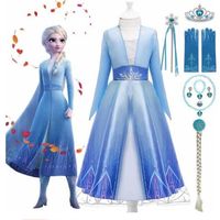 2021 nouvelle Collection Déguisement Elsa pour enfants La Reine des Neiges 2