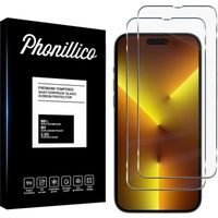 Verre Trempé pour iPhone 14 PRO MAX [Pack 2] Film Vitre Protection Ecran Phonillico®