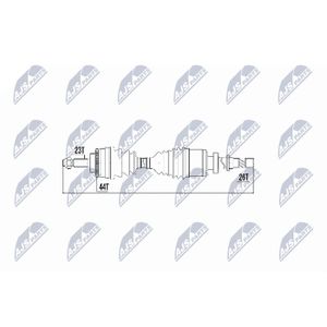 Arbres De Transmission Avant Gauche Et Droit Pour BMW 3 E46 Et 3 Touring E46 - Kit 2 Pièces - Compatibilité Vérifiée