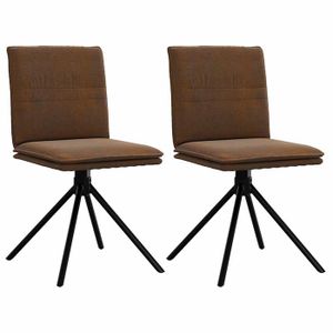 Maison Exclusive - Chaise Longue Avec Coussin Marron Similicuir | Leroy