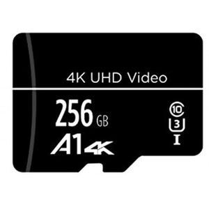 Carte Micro SD 256 Go Haute Vitesse - Lecture 140 Mo/s, écriture 120 Mo/s - Pour 4K/8K, Appareil Photo, Drone, Smartphone