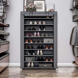 Armoire à Chaussures, Étagère à Chaussures avec 24 Casiers, Meuble de  Rangement , 120x30x120 cm - Cdiscount Maison