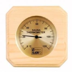 Emoshayoga Thermomètre matériel en Bois de pièce de Sauna Durable pour la pièce de Sauna Brond Nouveau 