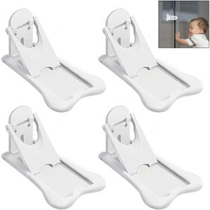 5 Pièces Porte Securite Bebe,Befol Bloque Tiroir Placards Transparent  Loquets et Frigo Armoires Fenêtre Securite