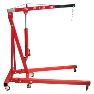 AUTOSELECT Grue D'Atelier Hydraulique Pliante 2 Tonnes