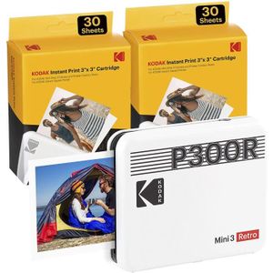 APP. PHOTO INSTANTANE Kodak Mini 3 Retro White, Imprimante Photo Portabl