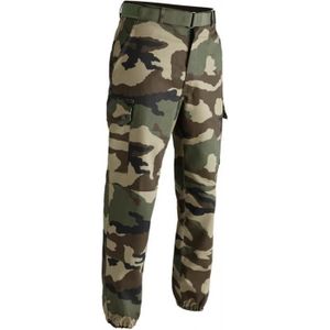 PANTALON DE TREILLIS F2 CAMOUFLAGE CE TAILLE 36 A 60 CHASSE PECHE AIRSOFT PR
