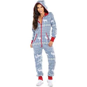 Combinaison Pyjama Couleur Unie Hiver à Capuche Vêtements d'Intérieur  Polaire Chaud Grenouillère Jumpsuits Sleepwear Zipper S - 4XL , Femme Hiver  : : Mode