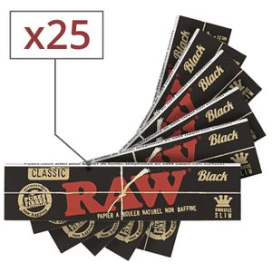 Feuilles à rouler Raw Regular x 25 - PW Distribution