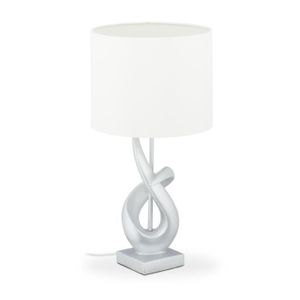 LAMPE A POSER Lampe de table moderne argentée - 10032239-0