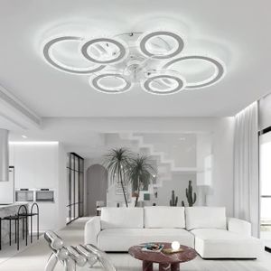 VENTILATEUR DE PLAFOND 76cm Lustre Ventilateur De Plafond Moderne Design 