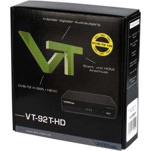 RÉCEPTEUR - DÉCODEUR   Vantage VT92 T-HD Récepteur DVB T2,HEVC,USB,HDMI,p