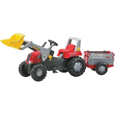 Lena-01625 Truckies Stable env. 38 cm, véhicule Tracteur et remorque