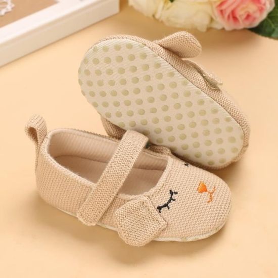 3 Paires Chaussures Antidérapantes Bébé - Chaussettes Pantoufles Peluche Chaudes 0-3 Ans Garçon Fille