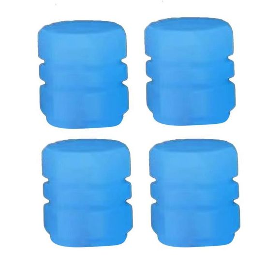 Bouchons De Valve De Pneu En Alliage - Lot De 8 Pièces Universelles Bleu Antipoussière Et Eau
