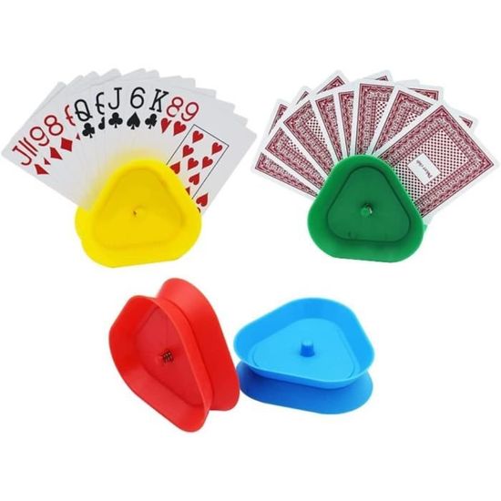 Lot De 2 Porte-Cartes Mains Libres – Bois Contreplaqué – 33 Cm – Pour Enfants, Adultes Et Personnes Âgées