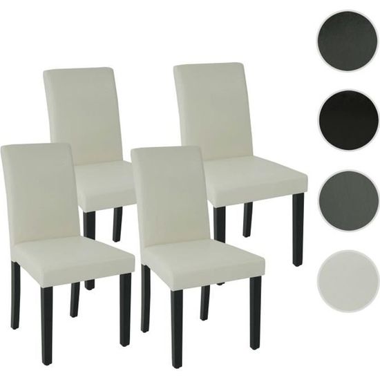 Mendler - Lot De 6 Chaises De Salle à Manger Pivotantes N99 Bleu-Vert - Confort Maximal & Design Moderne