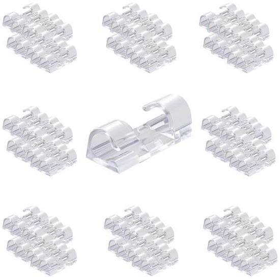 Lot De 10 Clips Plastique Pour Câbles De Frein/vitesse Vélo – 4 Mm Intérieur, 5 Mm Extérieur, Noir