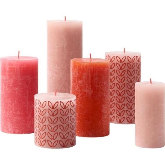 Lot 20 Bougies Funéraires 168 Heures KRISTEN Bougies De Cimetière Rouges - Lot De 20 - Longue Durée Bougies Cimetière Rouges Longue Durée 168h