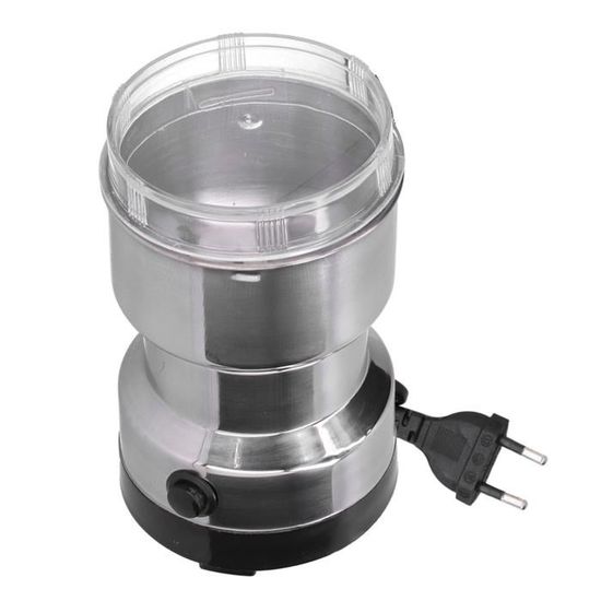 Moulin à Café électrique 300 Ml - 4 Lames Inox - Pour Moudre Café, Noix, épices, Graines - Fonctionne En 1 Bouton - Broyeur Multifonction