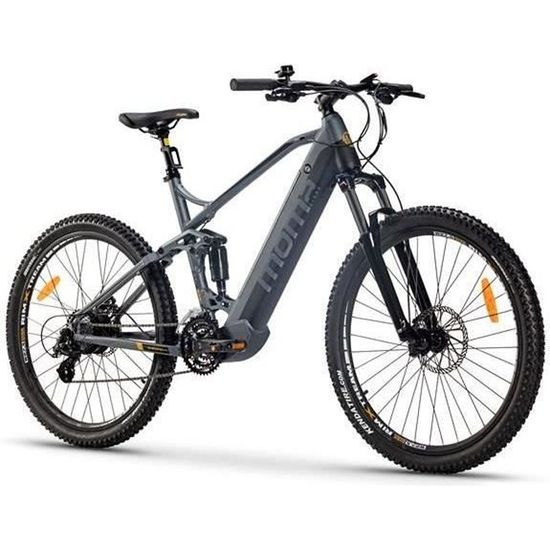 MOMA BIKES - VTT électrique VAE - 27.5 " - SHIMANO - 24 Vitesses - Freins à disques hydrau - Batterie Intégrée Ion Lit - 48V - 13Ah