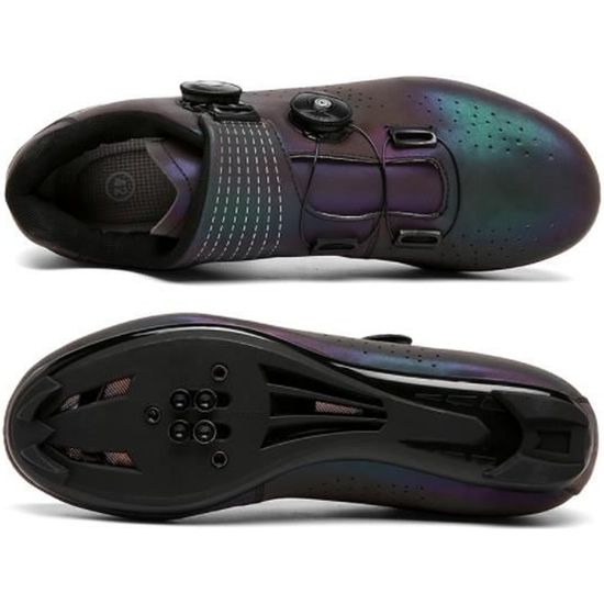Bottes de vélo de route VTT pour hommes, chaussures de vélo non ald, baskets plates de vélo de montagne, chaussures de course éventuelles D, chaussures de vitesse, 2023  18