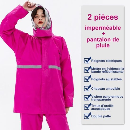 2 Ponchos De Pluie Transparents - Imperméables, Légers, Parfaits Pour Urgences Et Sorties