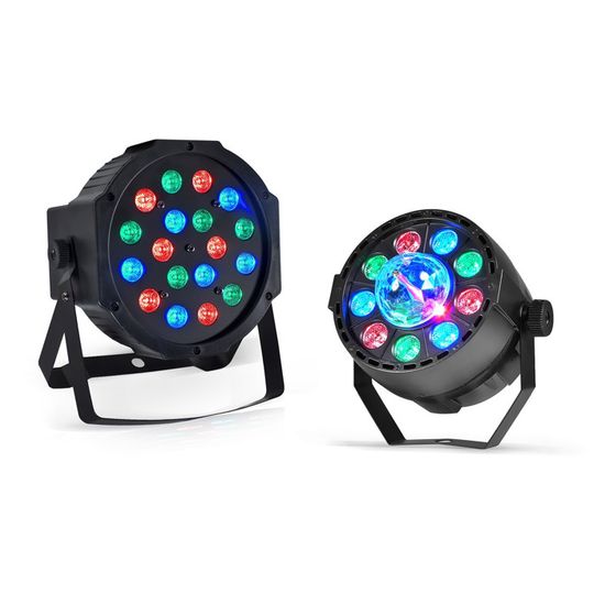 Nitehop 12PCS RGBW Projecteur Par LED, 18 X 10 W IP65 Étanche Lumiere Par Imperméable Éclairage De Scène LED Avec DMX 4/8, Éclairage De Fête Pour Scène Extérieure, Bar, Club, Mariage, Halloween