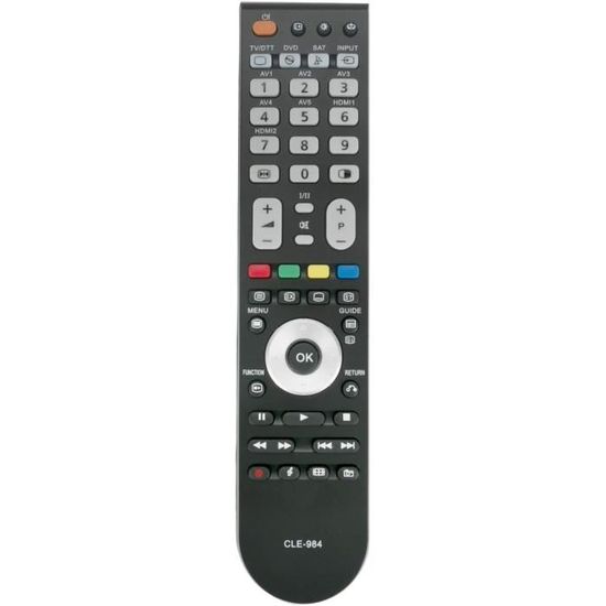 ALLIMITY CLE-984 Telecomando Sostituisci per Hitachi Plasma TV L37VR1U P42T01UA L32HP01U L32H01 P50TP01U P42T01E L37V01EA L32H01U L47VP01E P42TP01E L32HR01U L32H01EA L42VP01S P42T01U
