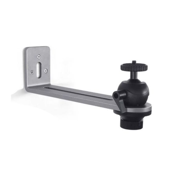 Support Projecteur Jinminamz - Table Ou Mural, Réglable Multi-Angles Avec Vis 1/4 Pouces, Noir