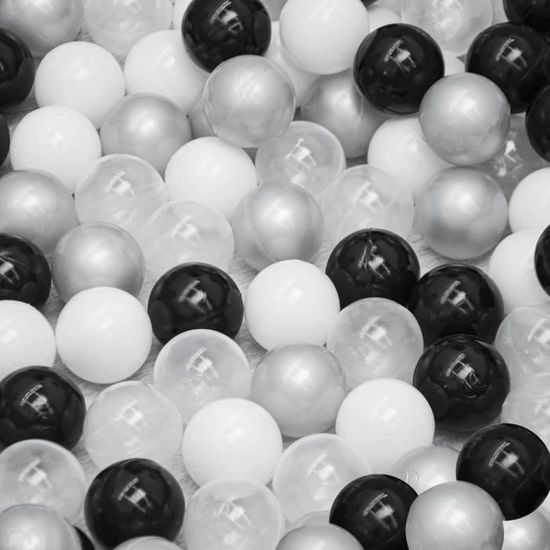 200 Balles Piscine à Balles 5.5cm - Sans BPA - Pour Bébés Dès 1 Mois - 4 Couleurs - PE Qualité Alimentaire