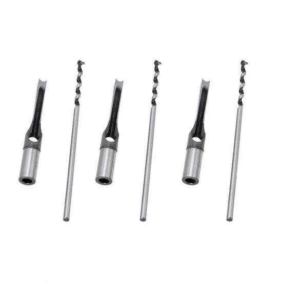 Accessoire De Mortaisage Pour Perceuse D'établi - Localisateur + Ciseau + Foret - Neuf