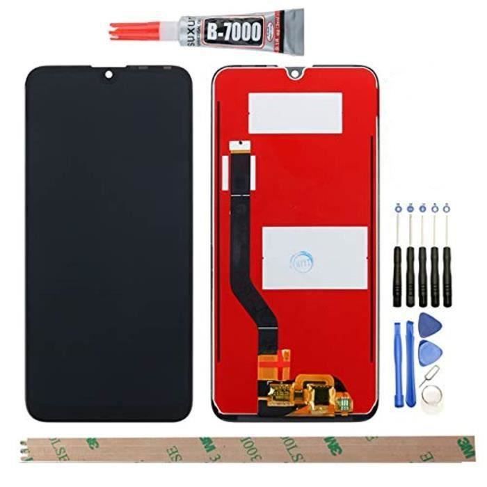 Écran LCD HUAWEI Y7 Pro 2019/Y7 2019 + vitre tactile lcd NOIR + Kit outils + Colle B7000