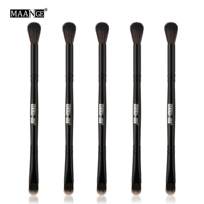 PINCEAUXDEMAQUILLAGE Nouveauté 5Pc Mermaid Foundation fard à paupières Contour Eye Lip Maquillage Brosses Set ZZP80102824_gt5859