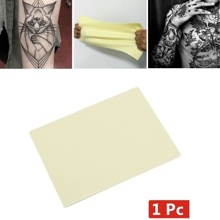 1 pcs apprendre tatouage vierge tatouages ​​faux faux pratique peau 20x15 cm synthétique