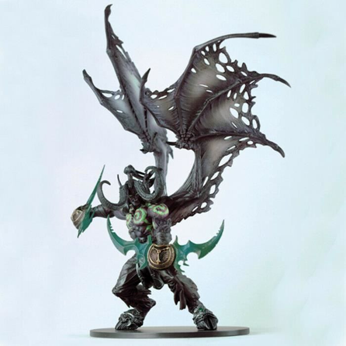 19cm WOW Demon Hunter Illidan DC5 Generation modèle fait main avec boîte de vente au détail